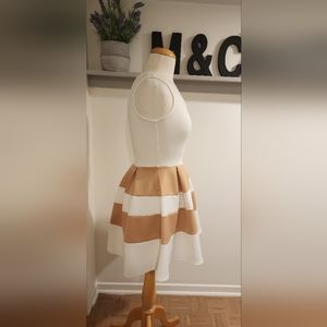 Beautiful cream and sand dress size small the brand The Vintage Shop